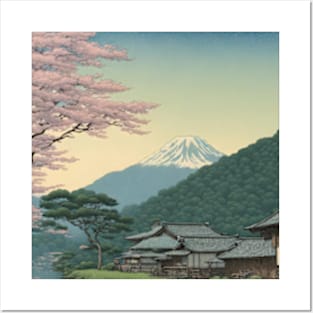 community kawase hasui style art japan Posters and Art